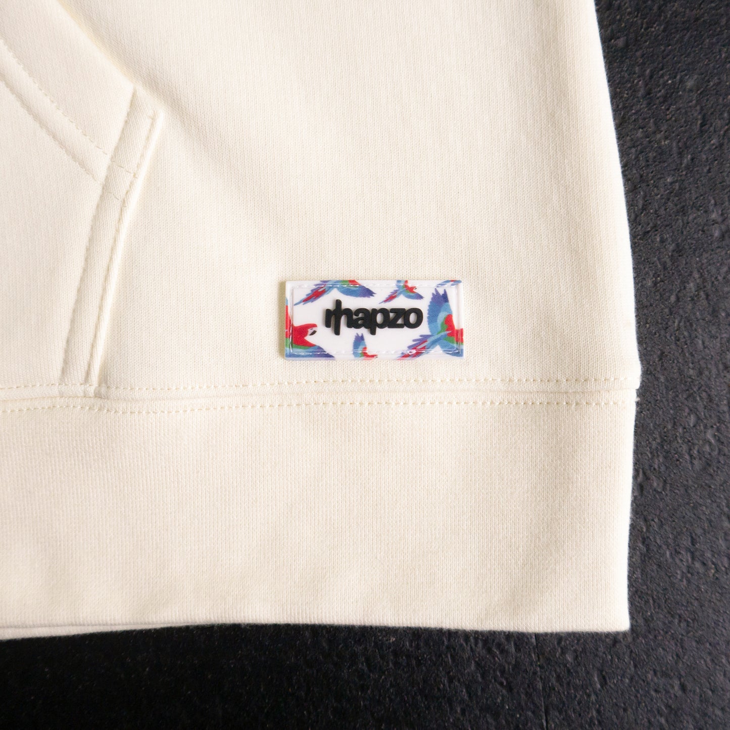 Rainforest Logo Hood - Butter