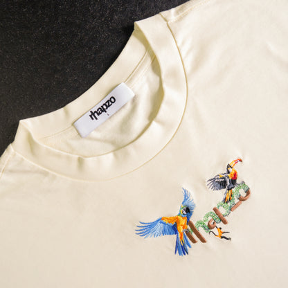 Rainforest Logo Tee - Butter