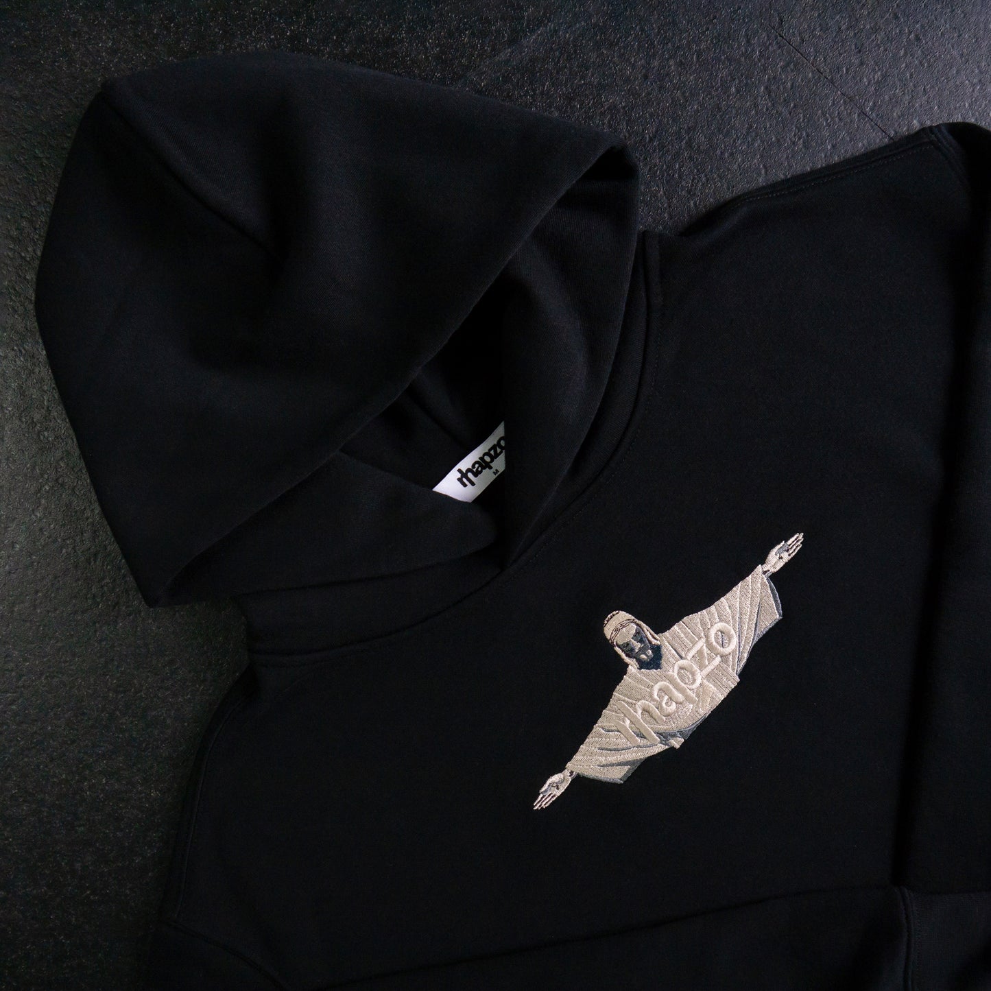 Christ the Redeemer Hood - Black