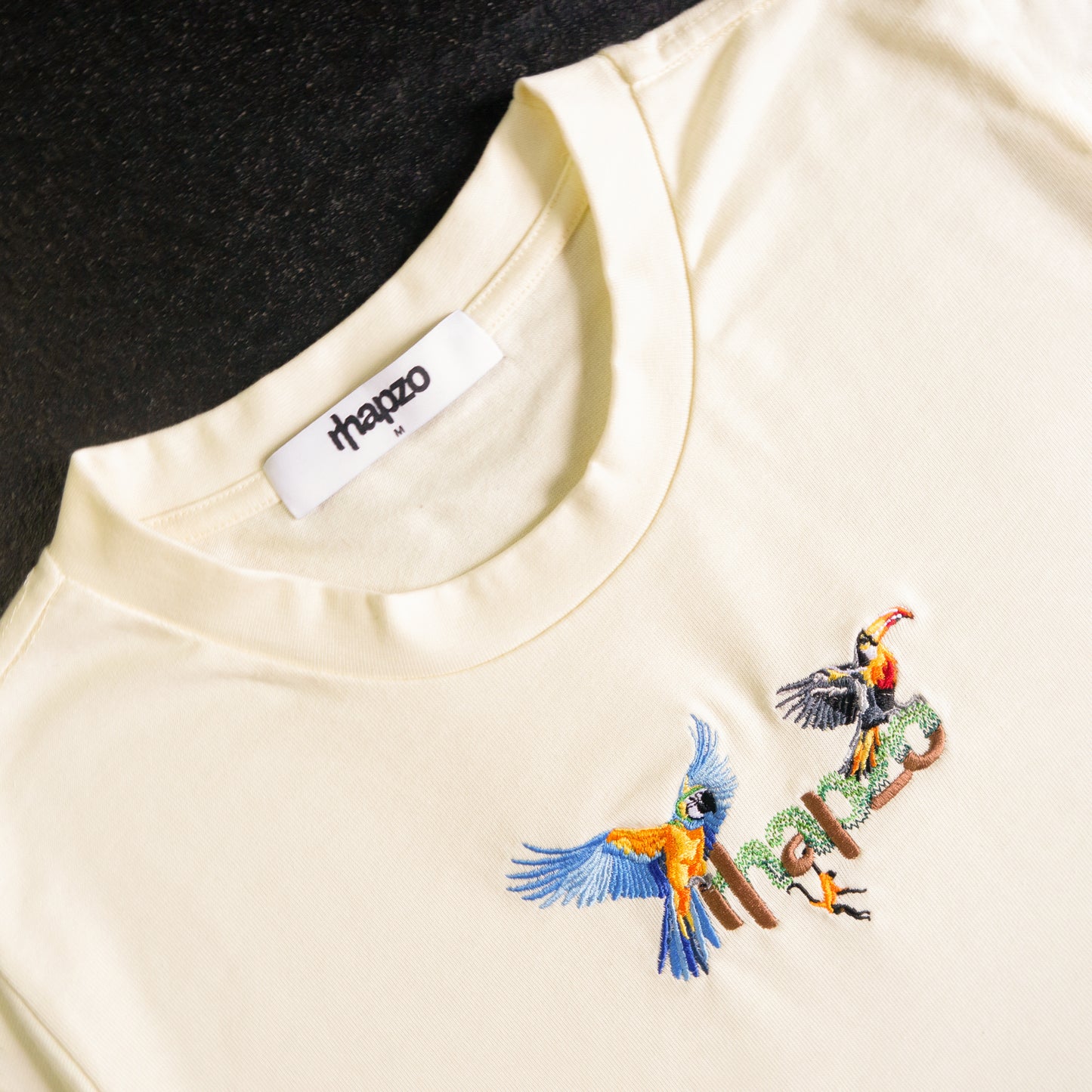 Rainforest Logo Tee - Butter